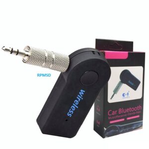 RPMSD v4.1 Car Bluetooth Device with Audio Receiver, 3.5mm Connector  (Black)